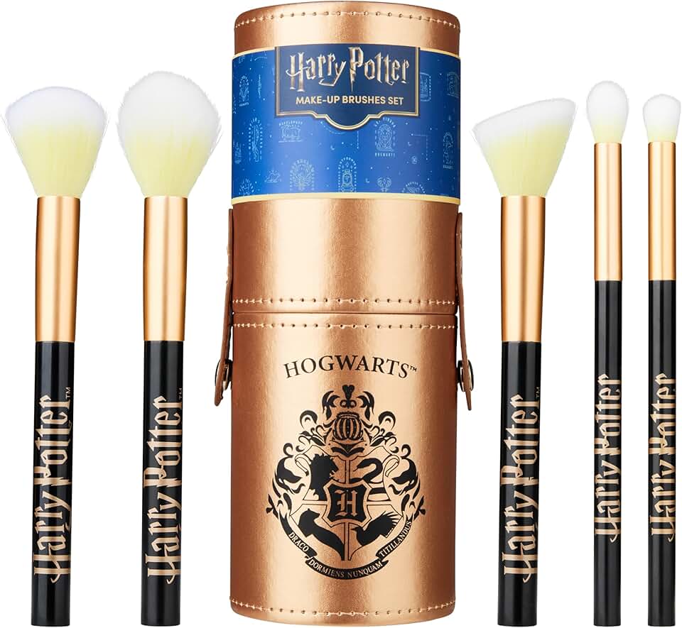 5-Piece Makeup Brush Set with Travel Case