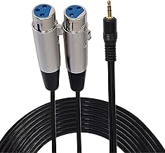 6 ft XLR Y Adapter Cable for Audio Splitter