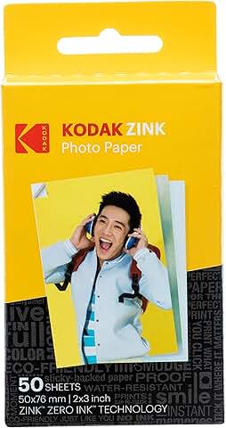 Premium ZINK Photo Paper, 50 Sheets