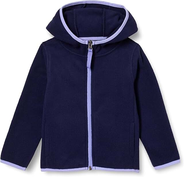 Girls' and Toddlers' Lightweight Polar Fleece Zip-Up Hoodie