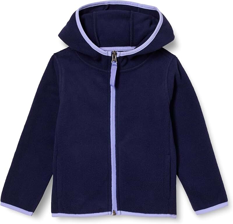 Girls' and Toddlers' Lightweight Polar Fleece Zip-Up Hoodie