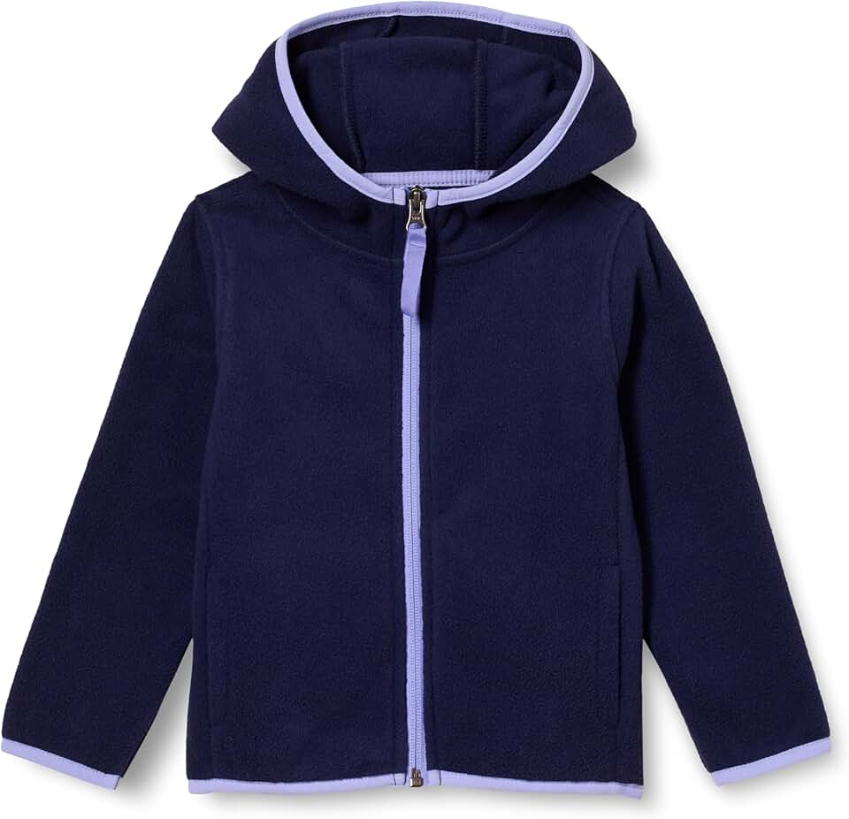 Girls' and Toddlers' Lightweight Polar Fleece Zip-Up Hoodie