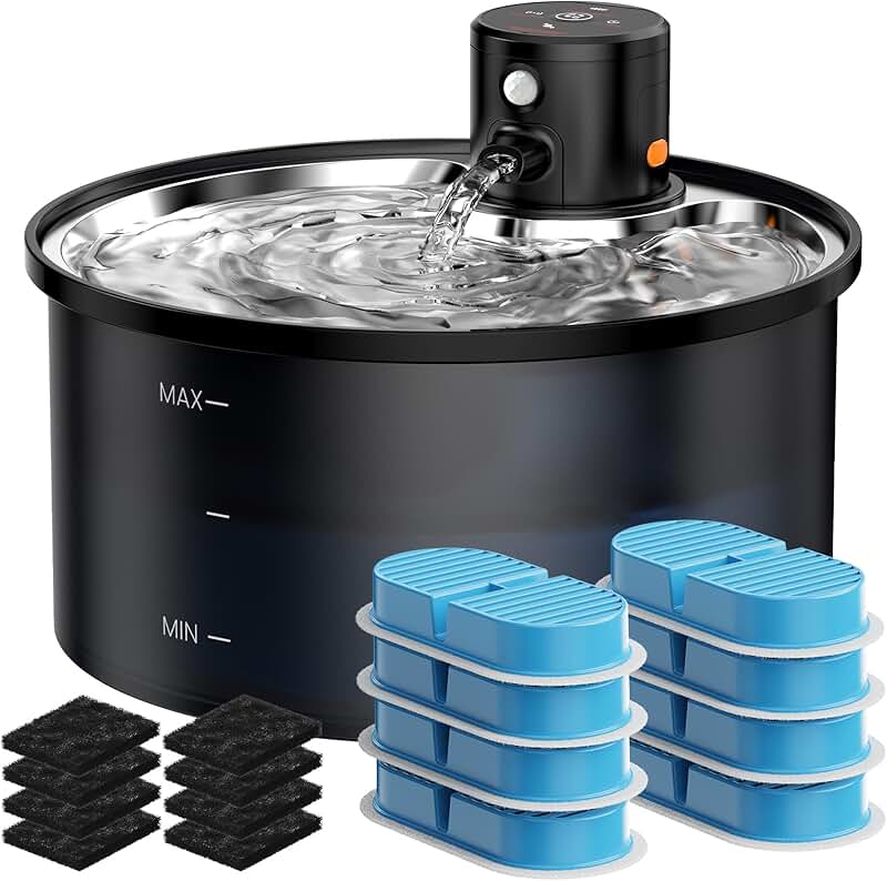 Wireless Pet Water Fountain with 108oz Capacity