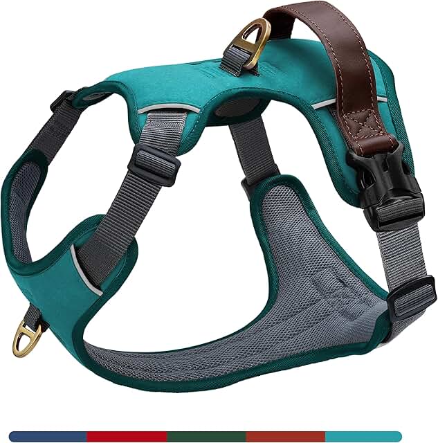 Medium Dog Harness with Handle and Reflective Straps
