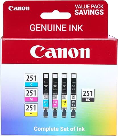 Black and color ink set for select printers