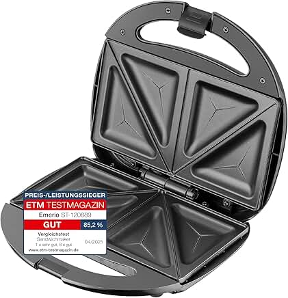 Double Sandwich Maker with Non-Stick Coating