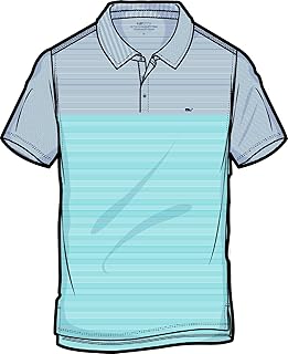 Men's Stripe Polo Shirt