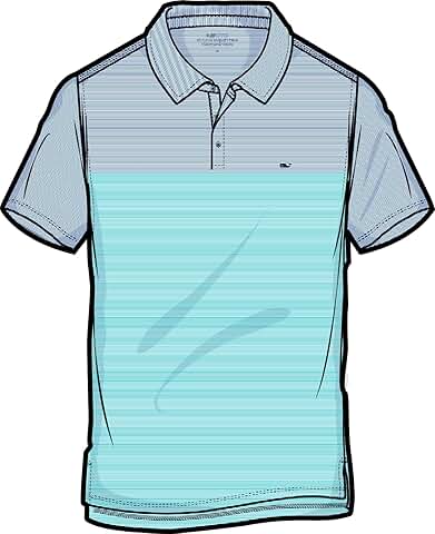Men's Stripe Polo Shirt