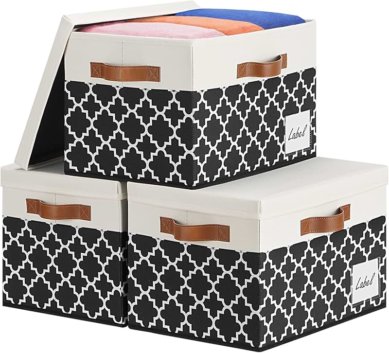 Extra Large Foldable Storage Bins with Handles