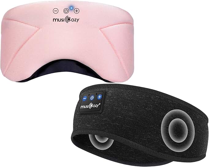 Wireless Sleep Headphones with Eye Mask and 14H Playtime