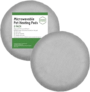 Microwavable Pet Heating Discs, 2 Pack, Large