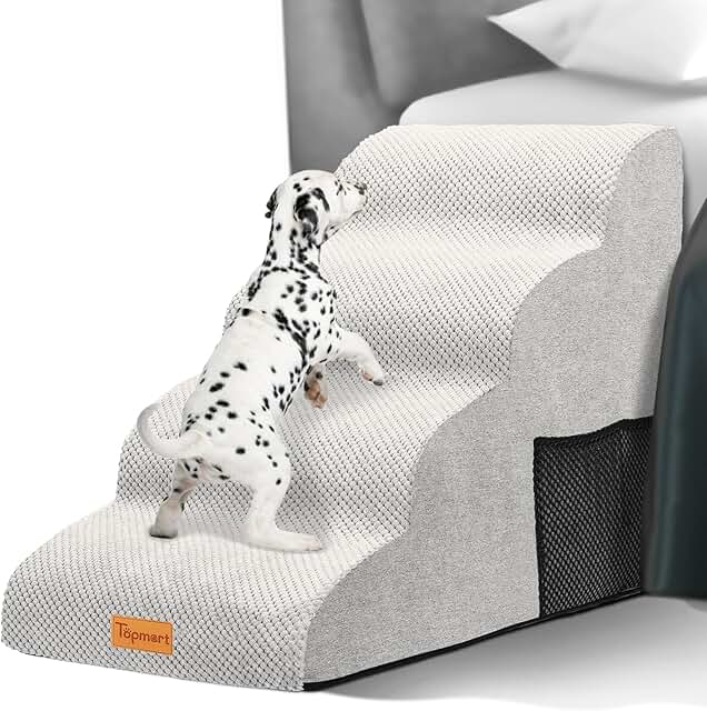 High Density Foam Dog and Cat Steps with 4 Tiers