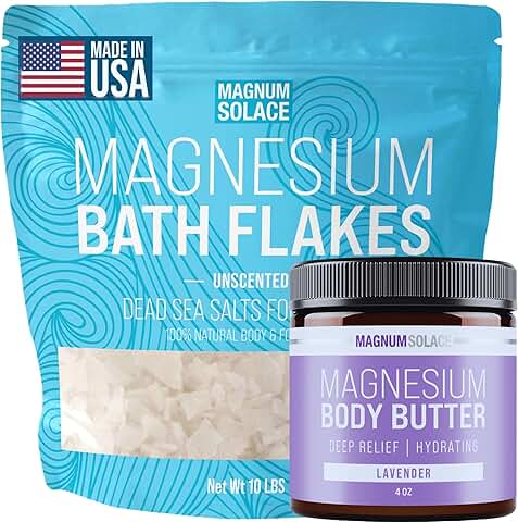 Magnesium Bath Flakes and Body Butter