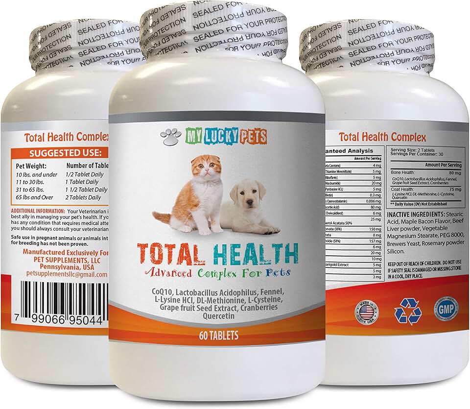 Dog Oral Care for Bad Breath, 60 Tablets