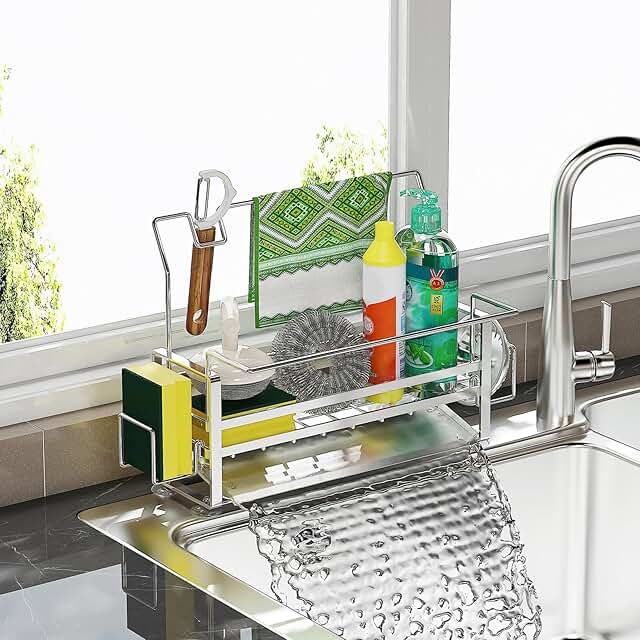 Rustproof Stainless Steel Kitchen Sponge Holder