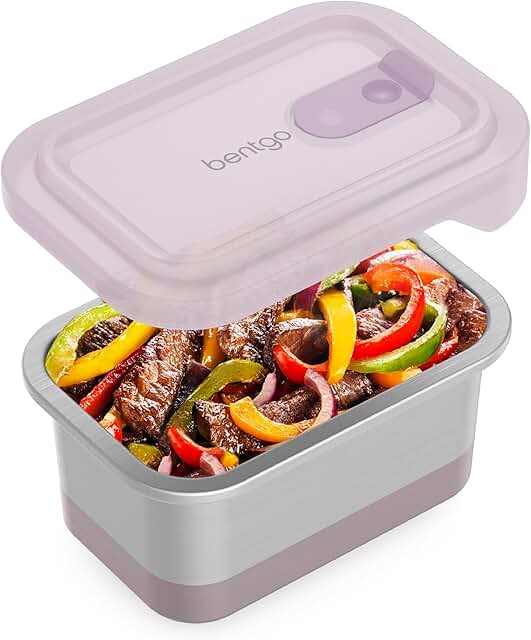 Microwave-Safe Stainless Steel Lunch Container