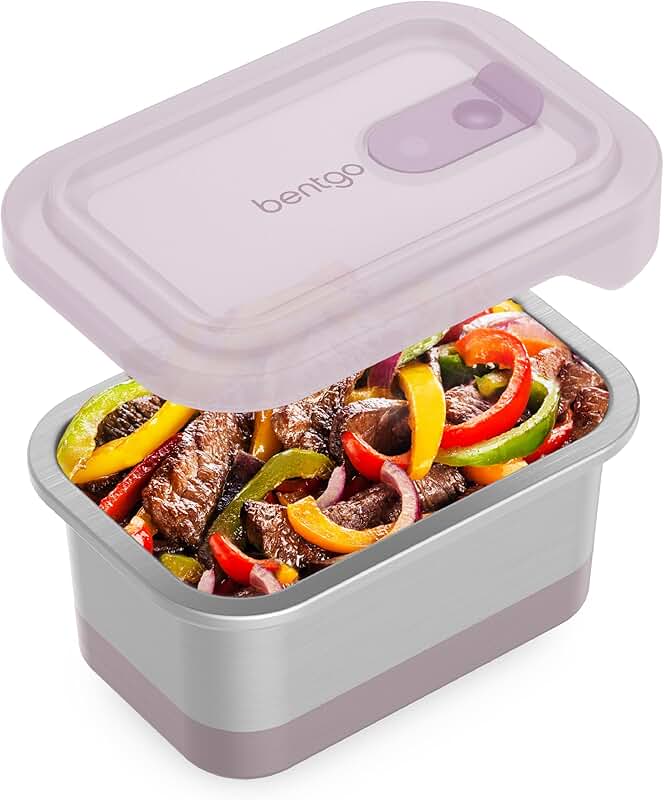 Large 5.2L Food Storage Containers, 4 Pack, Gray