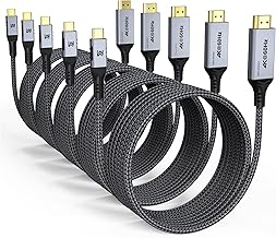 4K HDMI Cables, 6 ft, 5-Pack