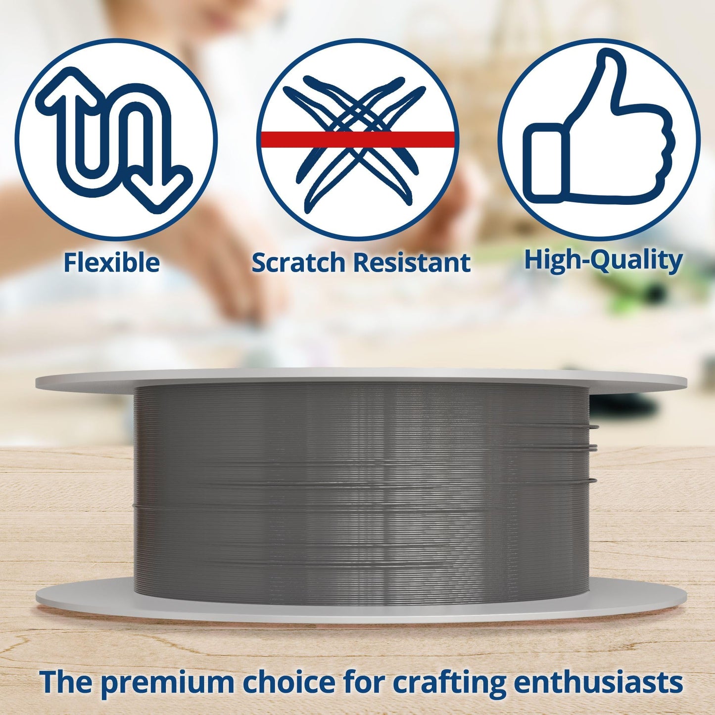 Very Fine Kink-Resistant Beading Wire for Jewelry Making