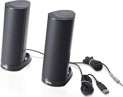 Black USB Stereo Speaker System