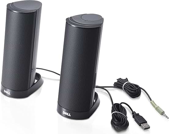 Black USB Stereo Speaker System