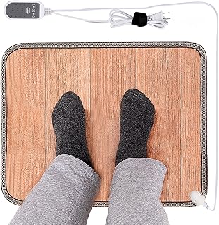 Electric Heated Floor Mat for Feet, 15.7x19.7in