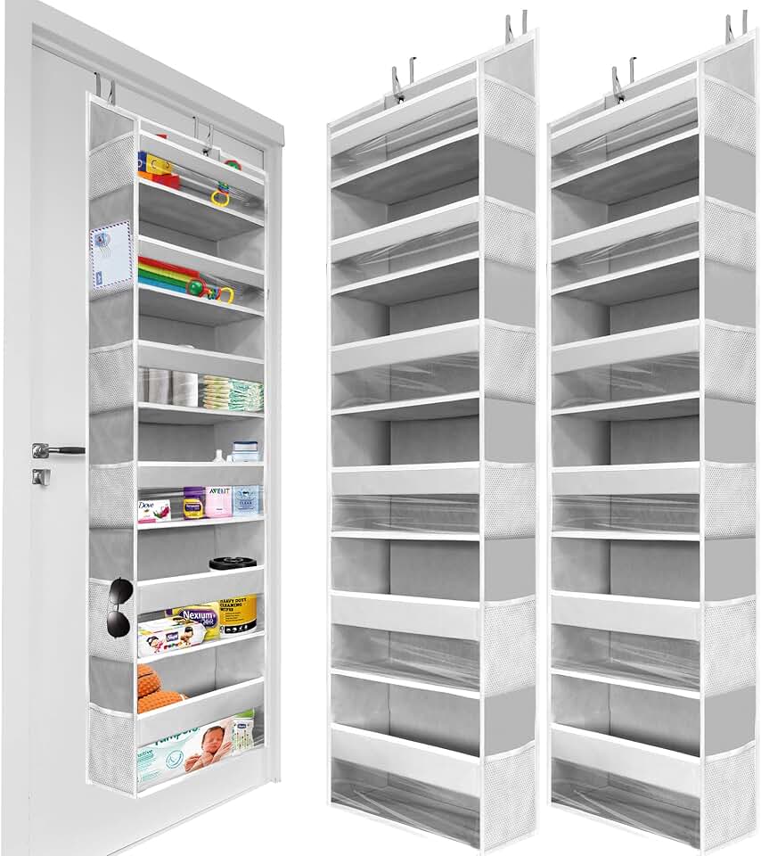 Heavy Duty Over-the-Door Organizer with Pockets