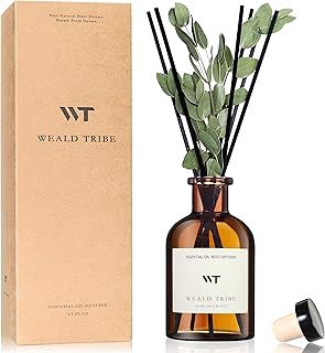 Flower Reed Diffuser Set with Eucalyptus and Lavender Scent