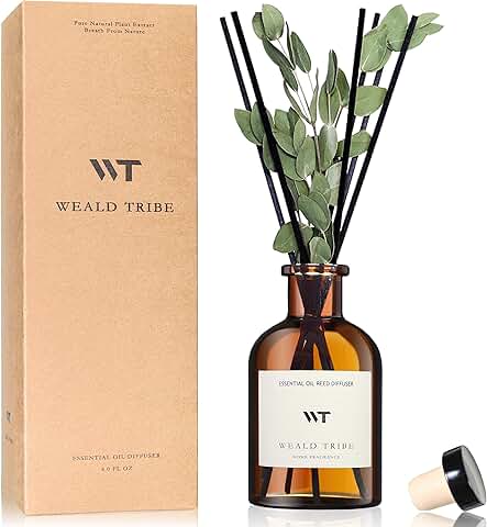 Flower Reed Diffuser Set with Eucalyptus and Lavender Scent