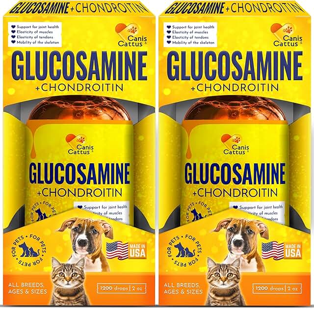 Joint supplement for cats and dogs, liquid, 2 bottles