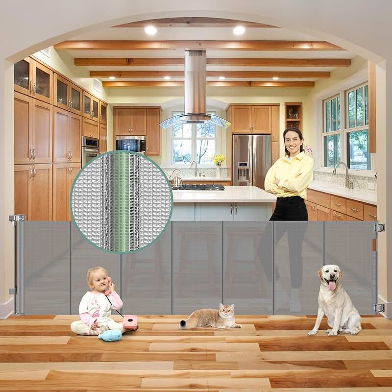 Extra Long Baby Gate for Large Openings