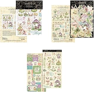 Fairy Boutique Sticker, Ephemera, and Rub-On Set