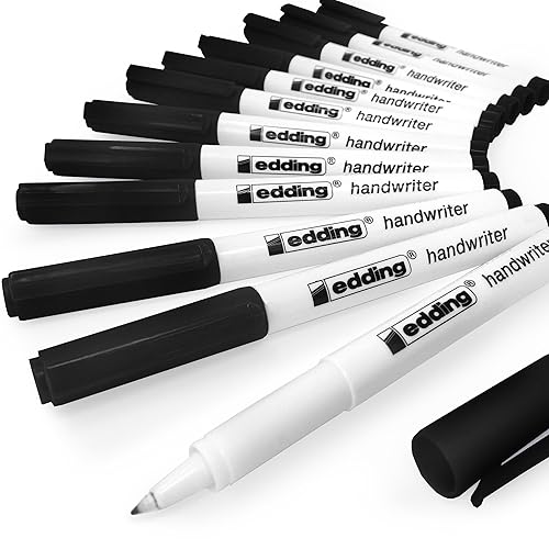 Black Ink Handwriting Pen, 0.6mm, Pack of 12