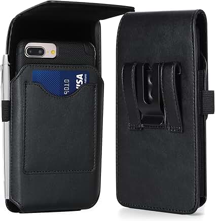 Leather Phone Holster for iPhone and Galaxy Models