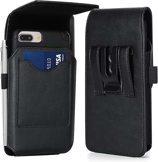Leather Phone Holster for iPhone and Galaxy Models