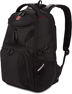 Slim Black 16-Inch Laptop Backpack