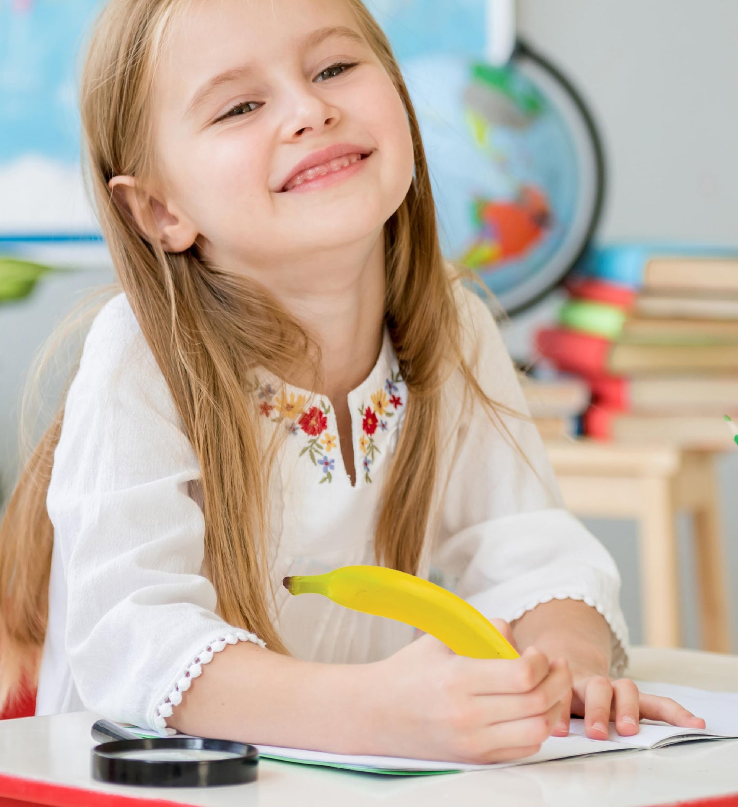 Banana-shaped Ballpoint Pen for Kids and Adults