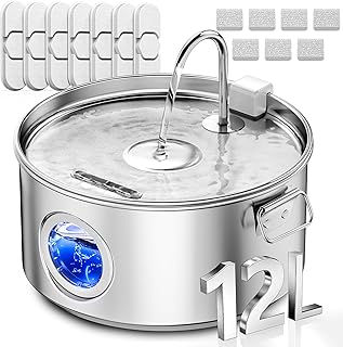 Large Dog Water Fountain with 3.2 Gallon Capacity