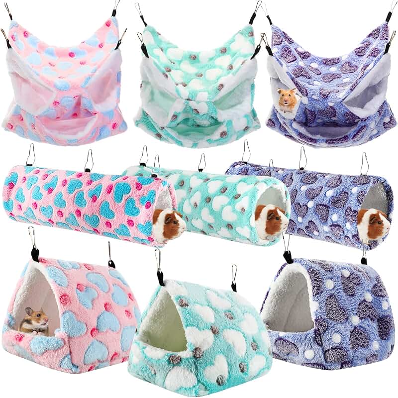 9-Piece Rat and Small Pet Hanging Tunnel Set