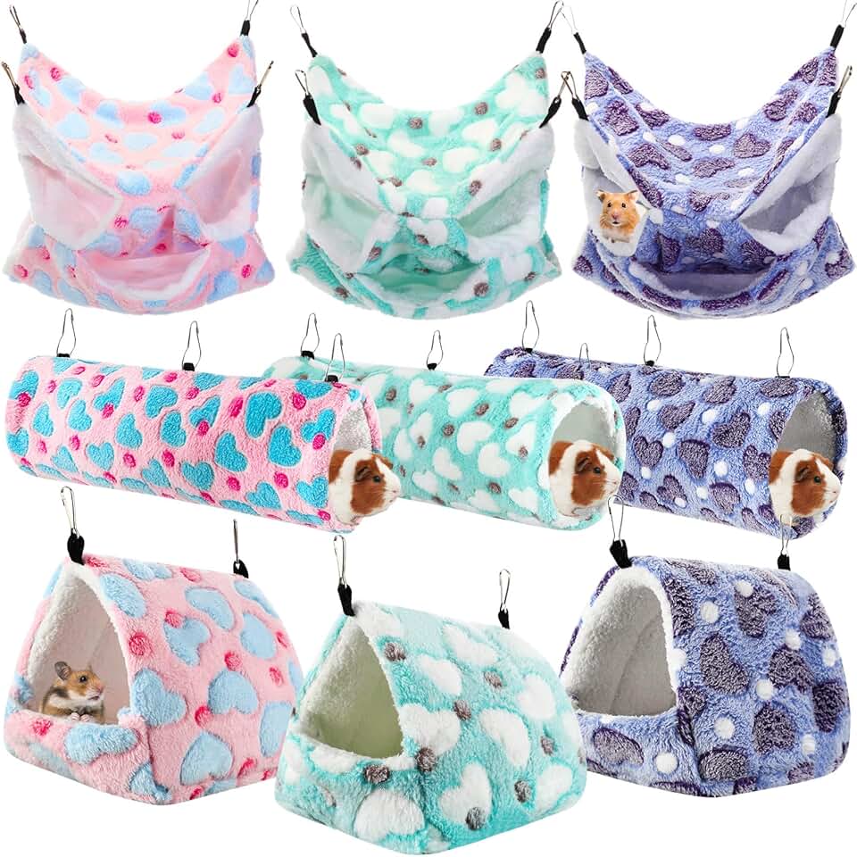 9-Piece Rat and Small Pet Hanging Tunnel Set