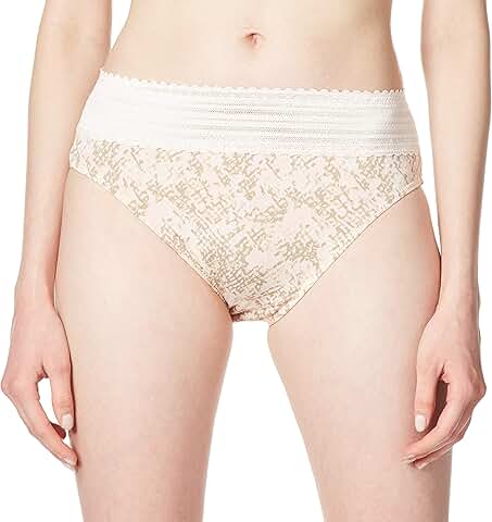 Women's Comfortable Lace Microfiber Hi-Cut Briefs
