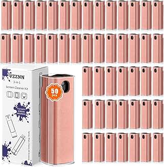 50 Pack 3-in-1 Screen Cleaner Spray and Wipe