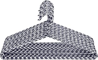 30 Pack Fabric Wrapped Metal Clothes Hangers