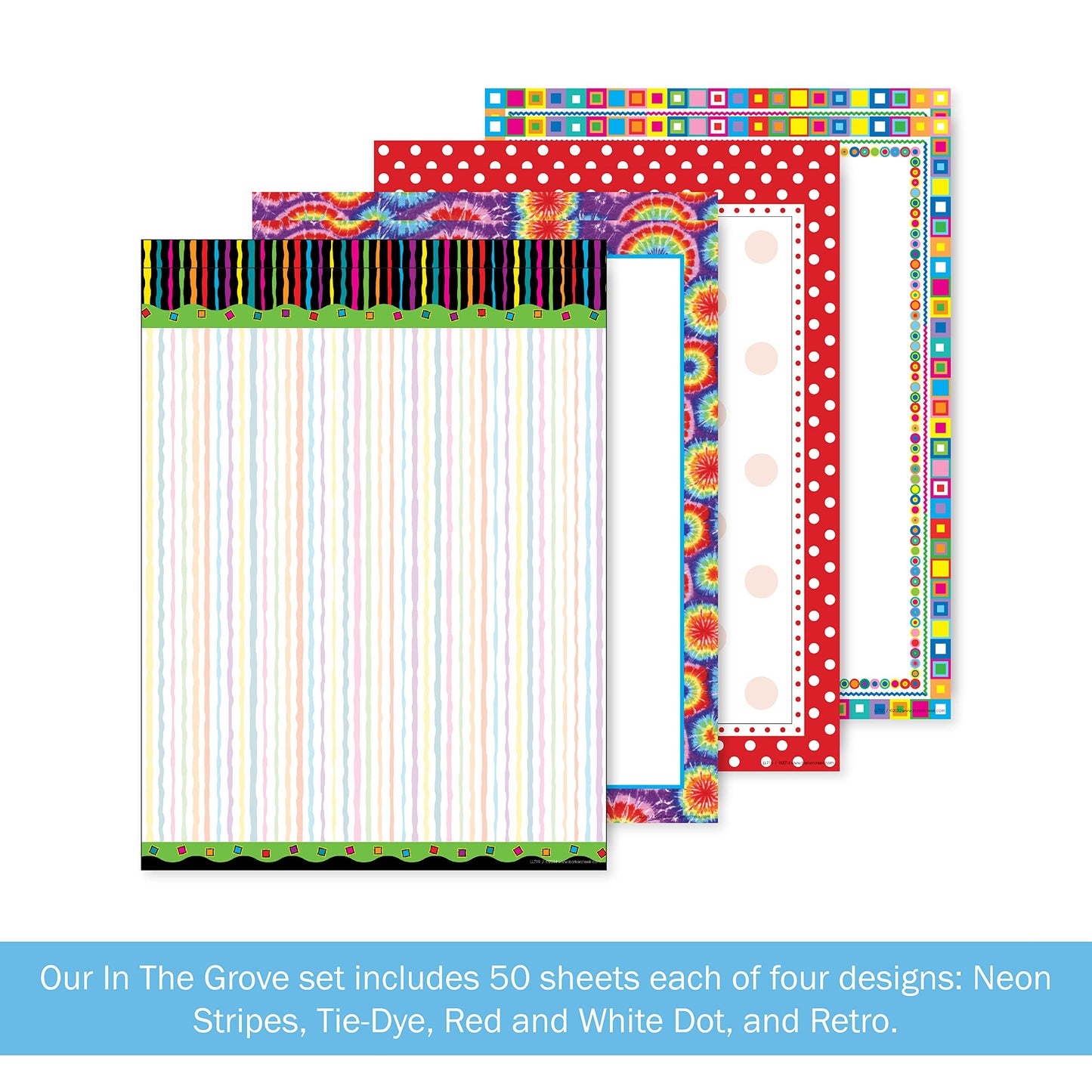 Assorted 8.5" x 11" Computer Paper Sets, 200 Sheets