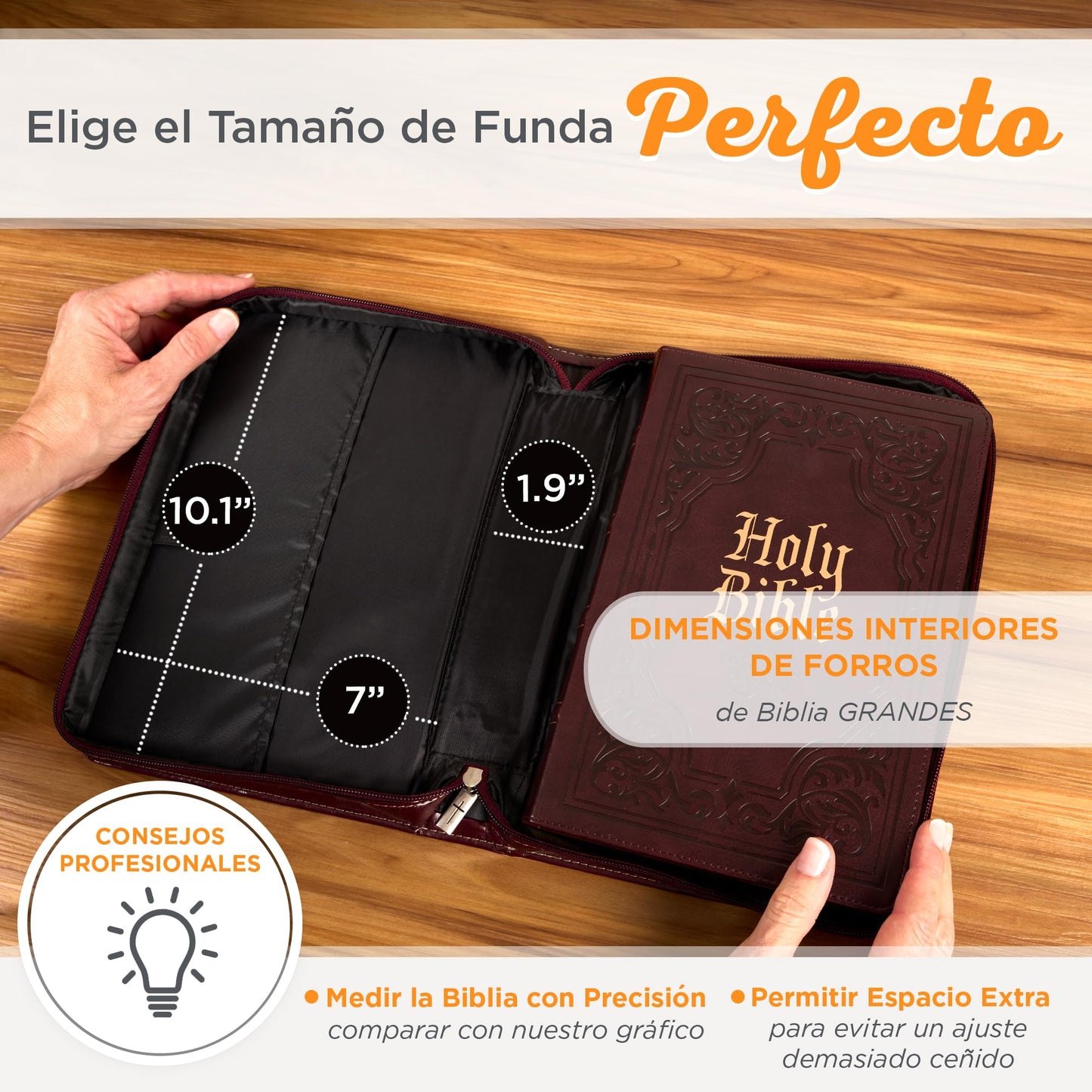 Biblical Cover with Jeremiah 29:11 in Brown