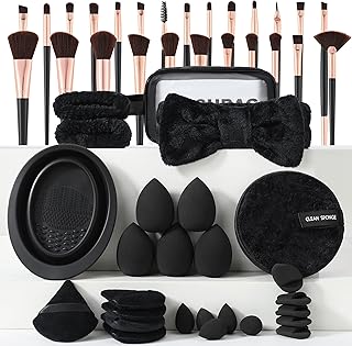 51-Piece Makeup Brush Set for Face and Eyes