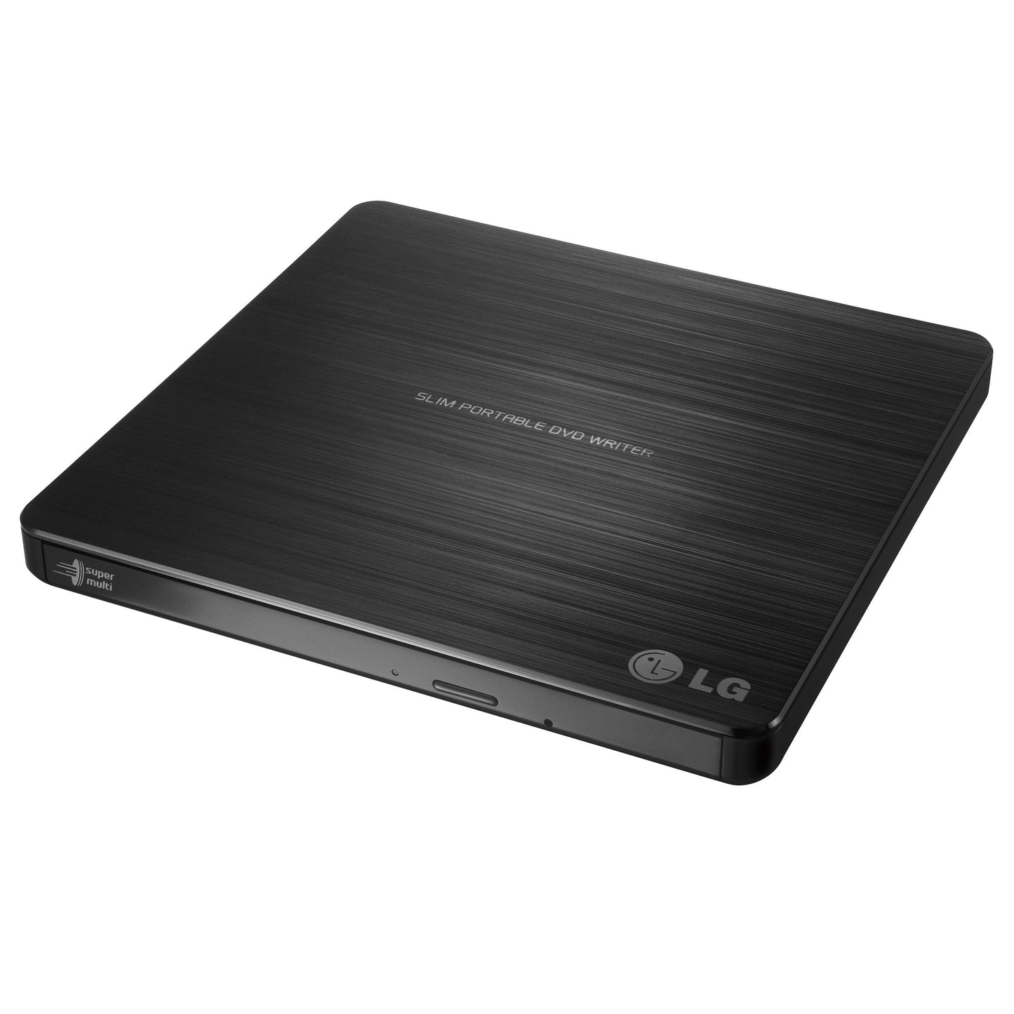 Electronics 8X USB 2.0 Super Multi Ultra Slim Portable DVD Rewriter External Drive with M-DISC Support for PC and Mac, Black (GP60NB50)