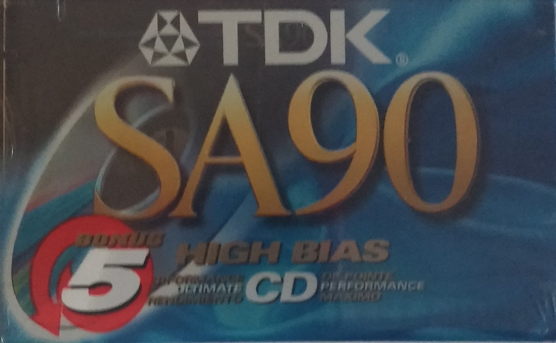 SA90 High Bias Cassettes, 5-Pack