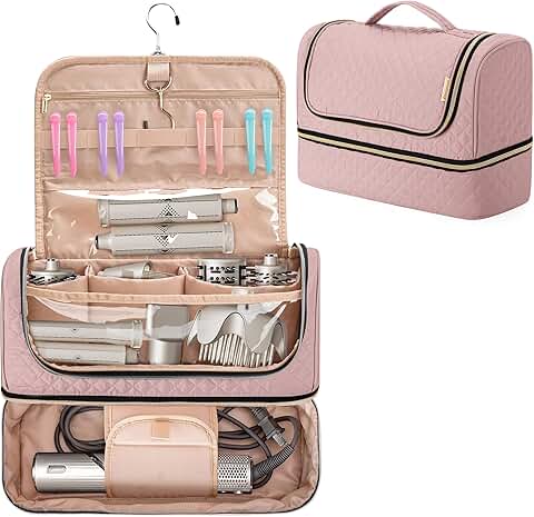 Double Layer Travel Storage Bag for Hair Styling Tools