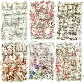 180 Waterproof Collage Stickers with Movie, Flower, Moon Designs